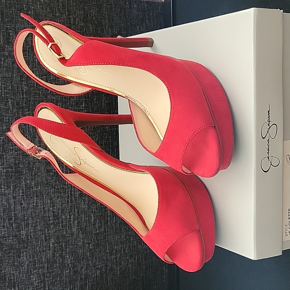 Jessica Simpson Platform Opentoe Heels